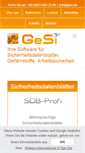 Mobile Screenshot of gesi.de